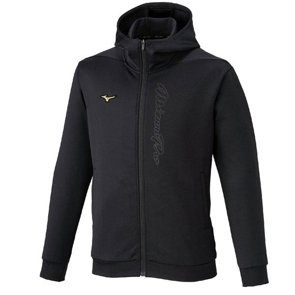 【ミズノ】ストレッチスウェットフーディ ミズノ労働者階級/ベイスボール御召しもの/MIZUNO(12JECK79) 09 黒いこと