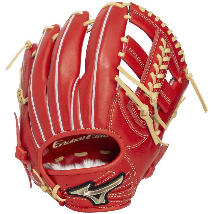 【ミズノ】ジュニア軟式グラブ グローバルエリート　RGブランドアンバサダーセレクション/少年軟式グローブ/MIZUNO(1AJGY34313) 7080 ラディッシュ&times;ブロンド｜abespo