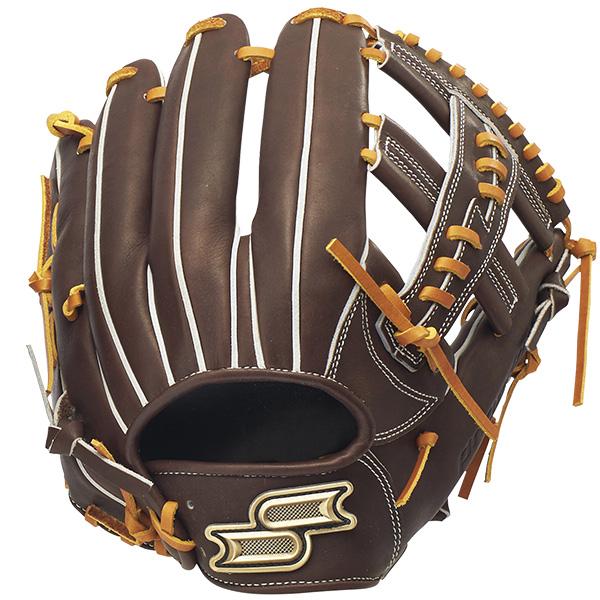 【SSK】硬式グラブ　プロエッジシリーズB 内野手用/右投げ/硬式グローブ/グローブ　野球/エスエスケイ (PKB761)4047W ブラウン×タンW