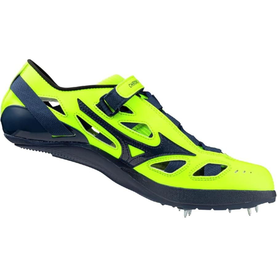 【ミズノ】クロノインクスNEO 短距離/ハードル/大地スパイク/スパイク ミズノ/MIZUNO(U1GA2501) 21 黄色×米国海軍