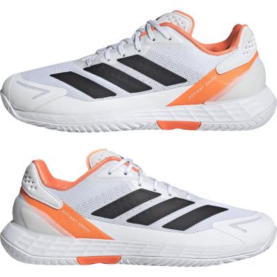 【アディダス】Defiant Speed 2 M オール厚地の外套/庭球シューズ/adidas (NKD59) JR1745 フットウェアホワイト/中核グループ黒いこと/ルシッドオレンジ