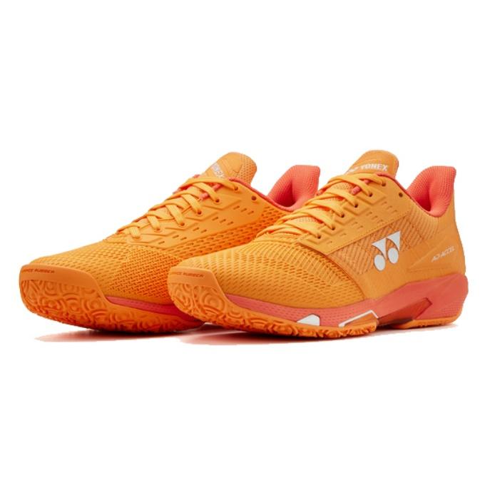 【ヨネックス】パワークッションアドアクセルLGC オムニ・クレー用/テニスシューズ/YONEX(SHTAALG) 373 シャーベットオレンジ