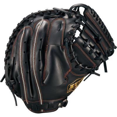 【ゼット】ジュニア軟式キャッチャーミット　ソフトステア　右投げ/軟式グローブ/軟式グラブ/ZETT (BJC742612)　1900 ブラック