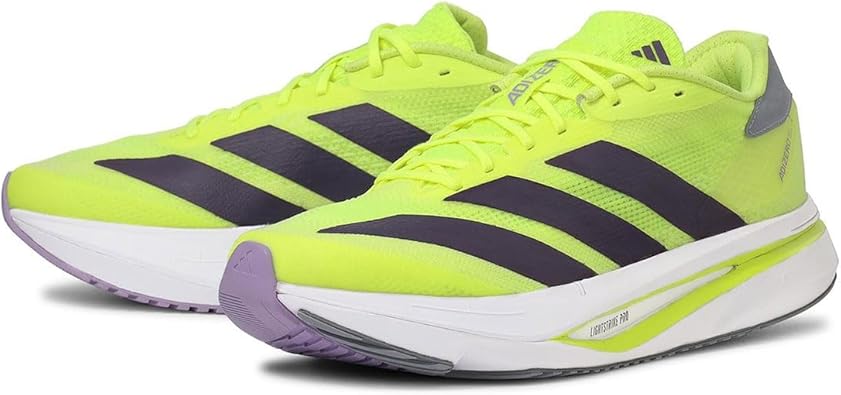 【アディダス】ADIZERO SL2 M アディゼロ/ランニング/マラソン/シューズ/メンズシューズ/adidas(NNO00)JQ3128 ソーラーイエロー/オーロラプラム/パウダープラム