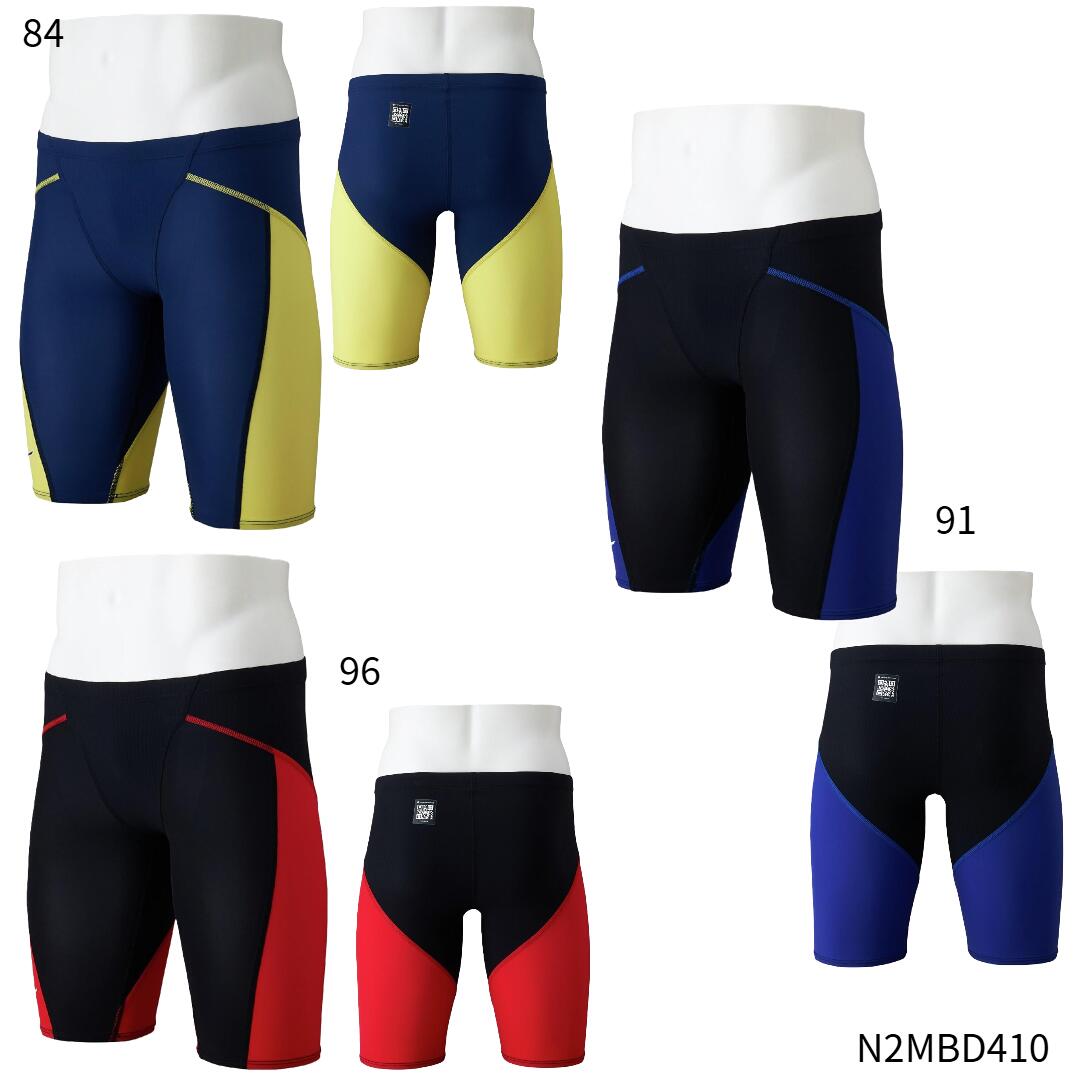 【ミズノ】GX.SONIC LITE ハーフスパッツ ジュニア男子 水着/競泳水着/レーシング水着/MIZUNO (N2MBD410) 140｜abespo
