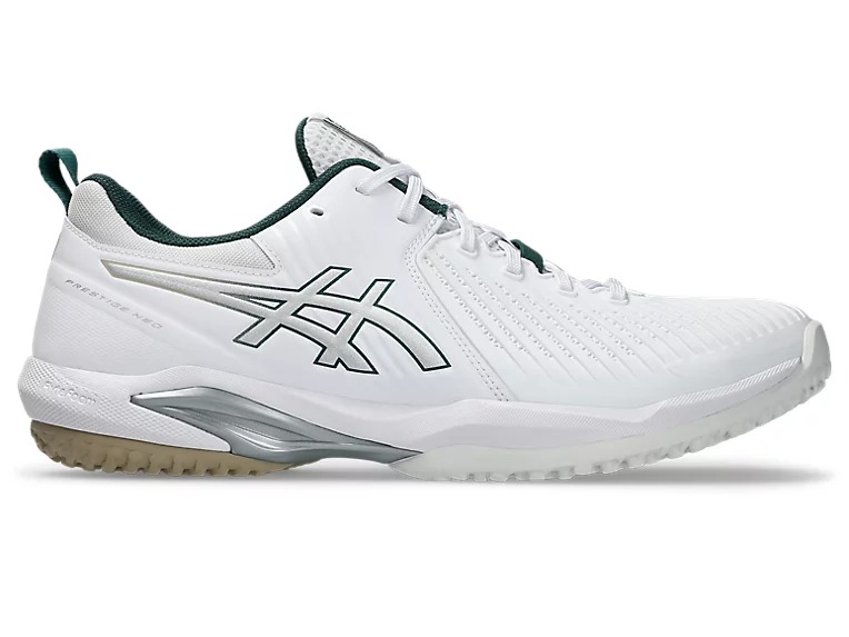 【アシックス】プレステージネオ OC PRESTIGE NEO OC WIDE/オムニ・クレーコート用/テニスシューズアシックス/asics(1043A029) 100 White/Pure Silver