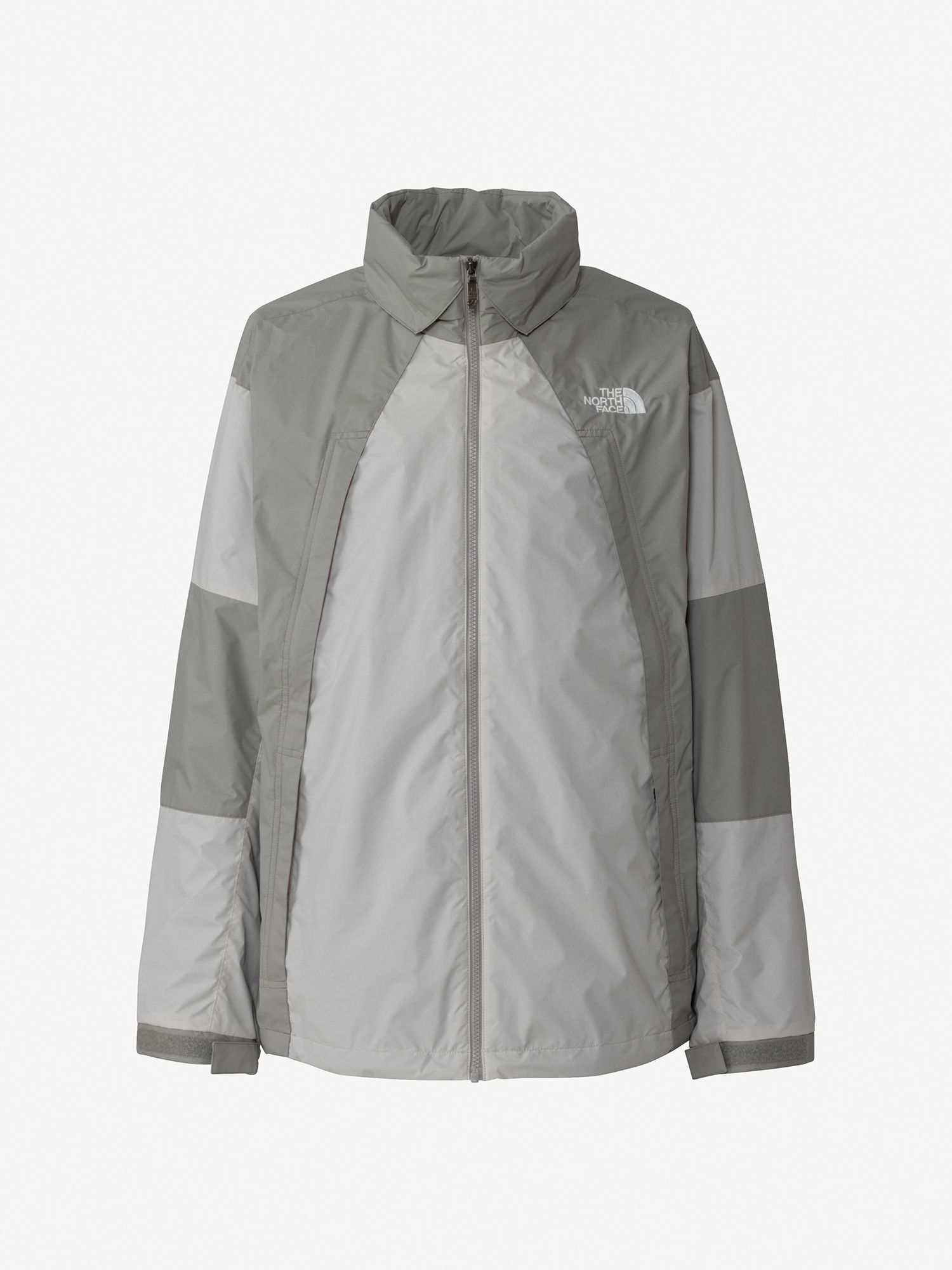【THE NORTH FACE】CHIMNEY WIND JACKET チムニーウインドジャケット 北の方人間の顔/国内定まり品(NP22650)  FS フォッシルアイボリー×石ころ平板