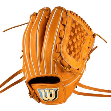 【ウィルソン】BASIC LAB DUAL 内野手/右投げ用/軟式グラブ/軟式グローブ/Wilson(WBW104350) オレンジタン｜abespo