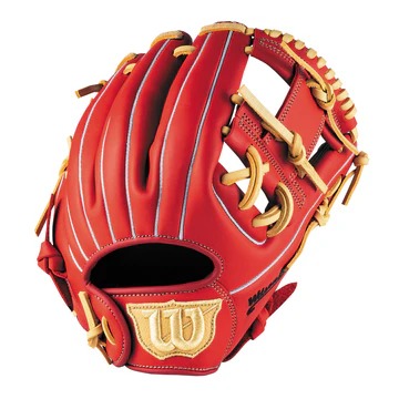 【ウィルソン】WILSON BEAR DUAL M ウィルソンベア/左投げ/ソフトボールグローヴ/ソフトボール地球儀/Wilson(WBW104510) 赤いこと