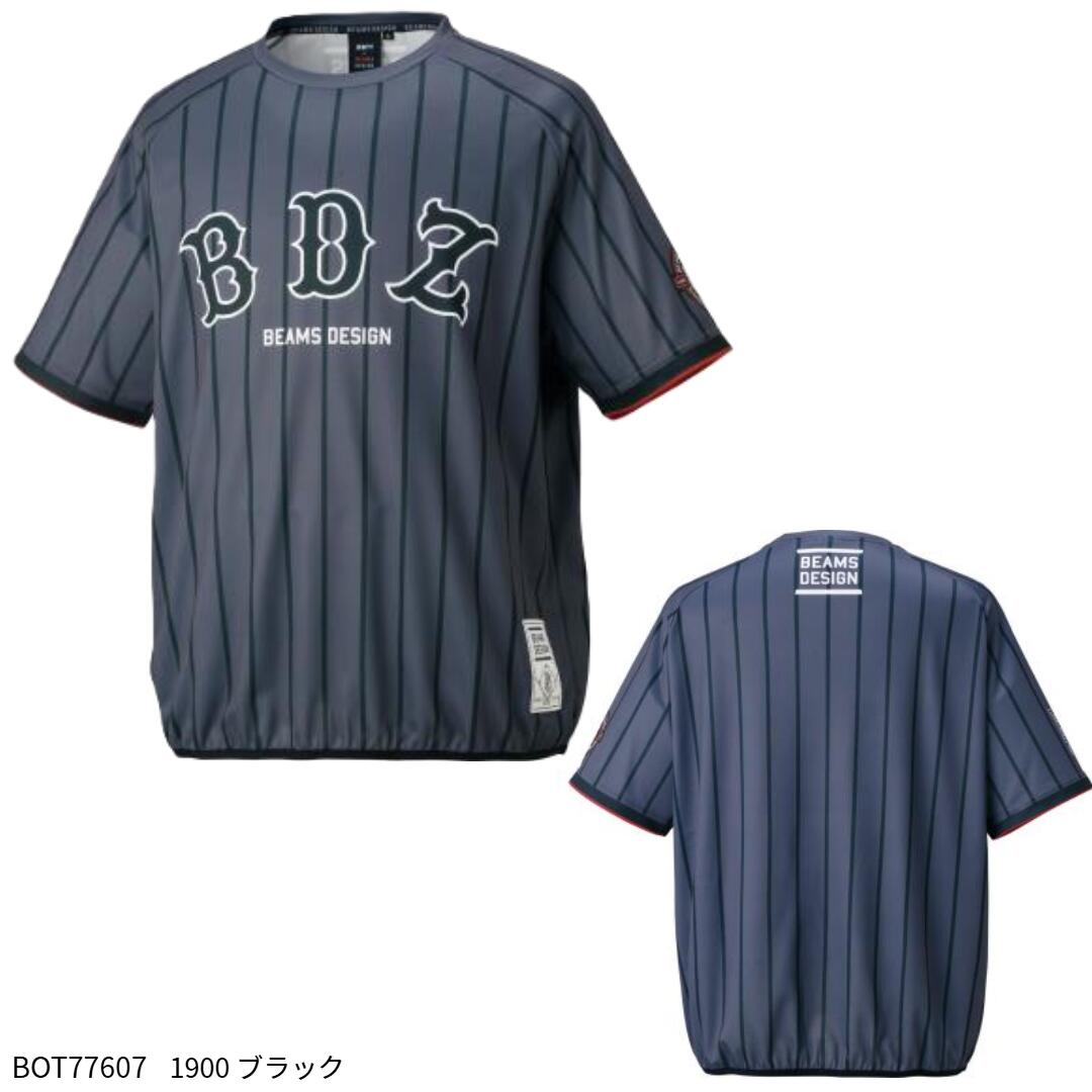 【ゼット】BEAMS DESIGNが産みだすしたゼットのレイヤーシャツ ベイスボール御召しもの/ZETT(BOT77607)