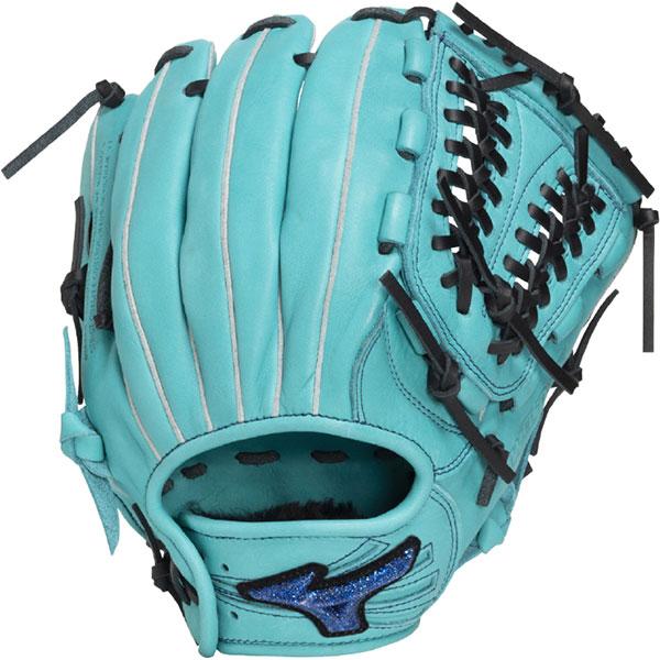 【ミズノ】少年軟式グラブ WILLDRIVE BLUE　オールラウンド用/右投げ/軟式グローブ　ジュニア/グローブ　ミズノMIZUNO(1AJGY35730) 3909 ヒスイ&times;ブラック｜abespo