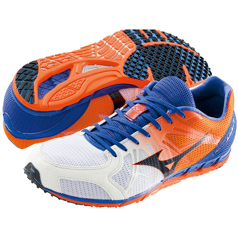 楽天市場 ミズノ Wave Ekiden 9 Wide ウェーブエキデン ランニングシューズ Mizuno トレーニングシューズ U1gd1423 54ホワイト オレンジ ブラック Abespo