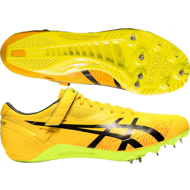 アシックス Blade Sf 2 750 エスピーブレード 陸上スパイク Asics 1093a001 750 Sp Sp Blade タイチイエロー ブラック Abespo