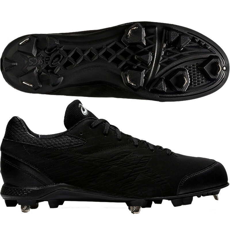 【アシックス】 NEOREVIVE 4 ネオリバイブ 4 金具スパイク/スパイク 野球/BASEBALL/asics (1123A022) 001 ブラック×ブラック