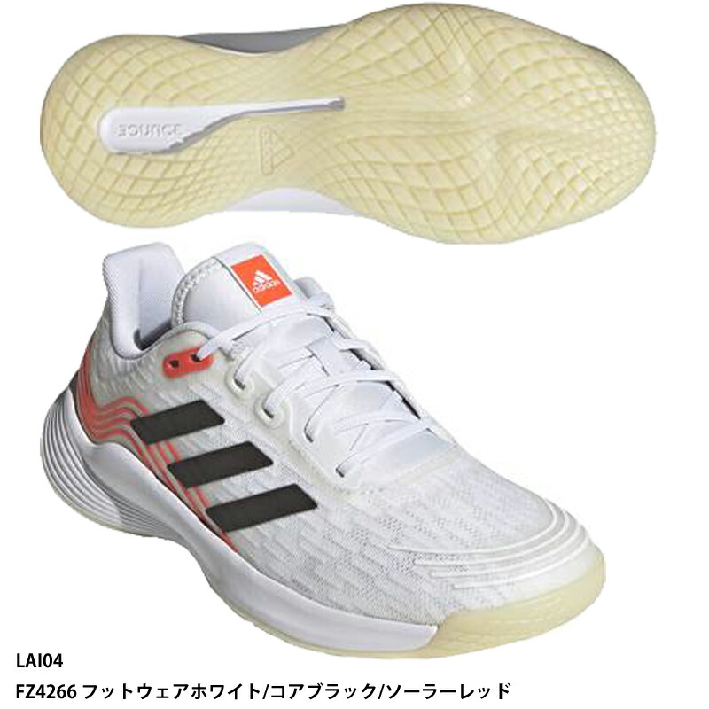 アディダス Novaflight インドアスポーツ ウィメンズ バレーボール Adidas Lai04 Fz4266 フットウェアホワイト コアブラック Factor100 Co Il