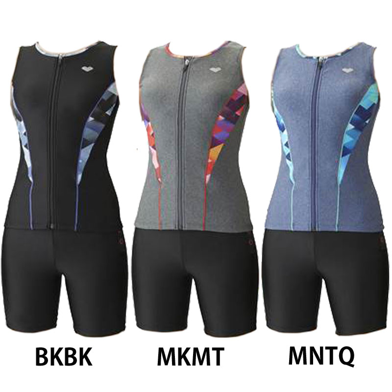 ネコポス選択可大きめカラースナップ付きセパレーツ水着 セパレート水着 レディース水着 フィットネス水着 ウィメンズ Arena Fla 2943w 超目玉