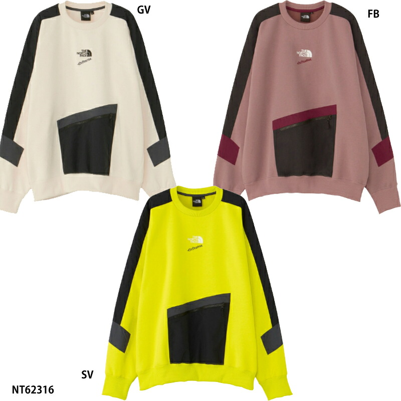 【THE NORTH FACE】92’EXTREME Sweat Crew 92’エクストリームスウェットクルー ユニセックス/ノースフェイス/国内正規品(NT62316)