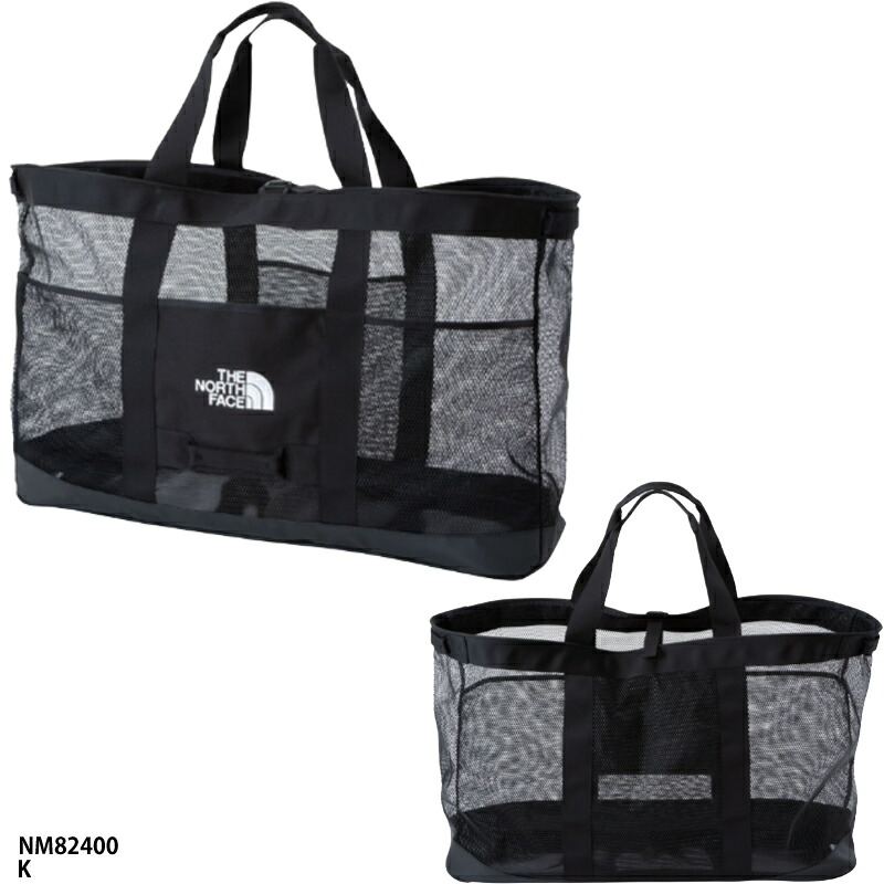 【THE NORTH FACE】 Glutton Mesh Tote L グラットンメッシュトートＬ/北の方人間の顔/国内置き目品(NM82400) K 黒いこと