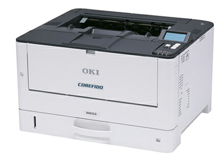 【納期：問い合せ】OKI 沖 COREFIDO EX A3モノクロLEDプリンター B833dn 高速印刷 45枚/分 7年間無償保証｜Abe Web Shop 店