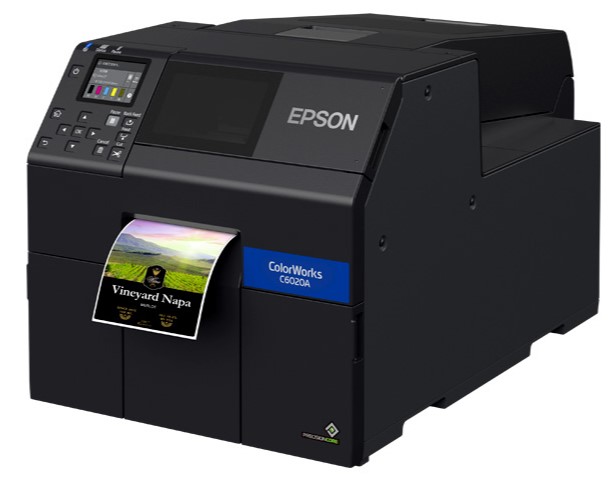 【納期：問い合せ】EPSON エプソン カラーラベルプリンター つや消しえの具インキ積み上げる CW-C6020AM