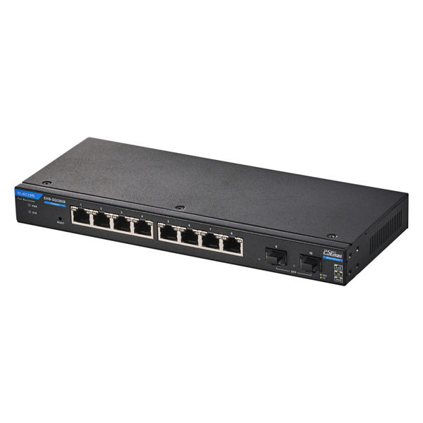 エレコム 法人用Webスマートスイッチングハブ/MultiGigabit相応う/2.5Gbps/8界面/3年引き受ける EHB-SQ2B08