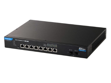 エレコム　法人用Webスマートスイッチングハブ/MultiGigabit対応/PoE対応/10Gbps/8ポート/3年保証　EHB-SX2B08F-PH