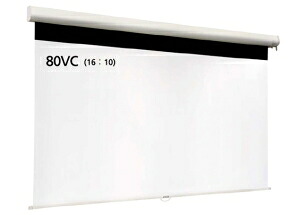 【納期：問い合せ】IZUMI スプリングロール式マグネットスクリーン 80インチ IS-WOL80VC 52,679円