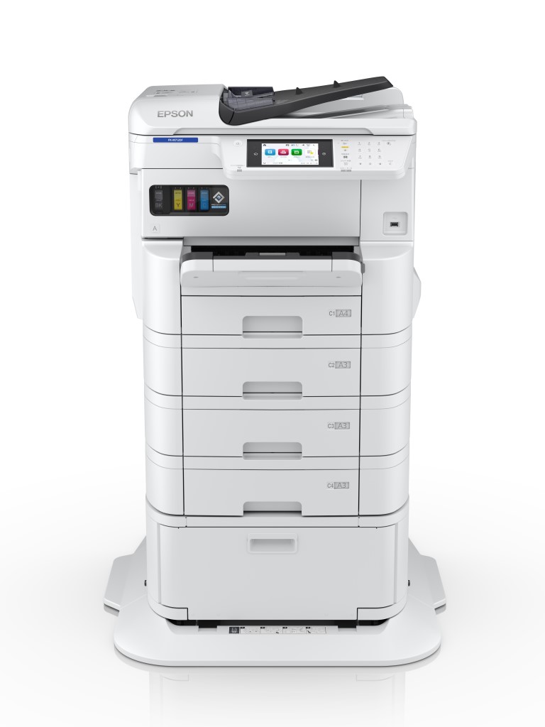 【納期：問い合せ】EPSON A3ノビ ４色えの具 インクジェット練りあわせる機 PX-M7120FT 増設テープ３段+専用押し入れひな形