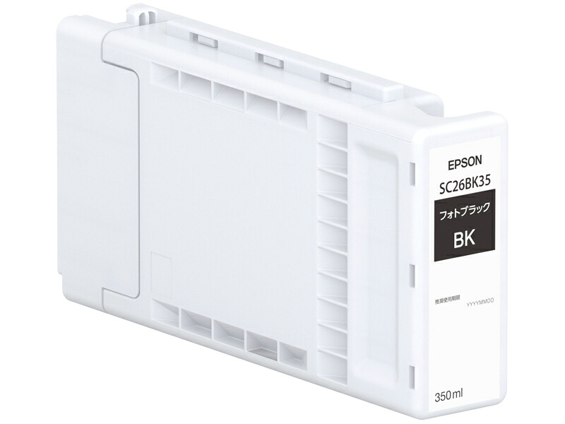 EPSON エプソン SureColor用 インクカートリッジ フォトブラック 350ml SC26BK35|Abe Web Shop 店