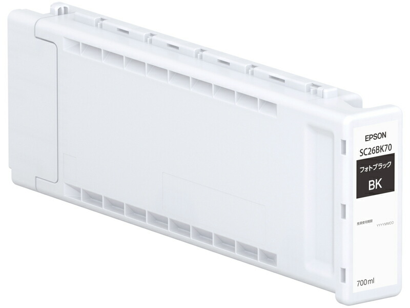 EPSON エプソン SureColor用 インキ薬莢 写真絵黒いこと 700ml SC26BK70