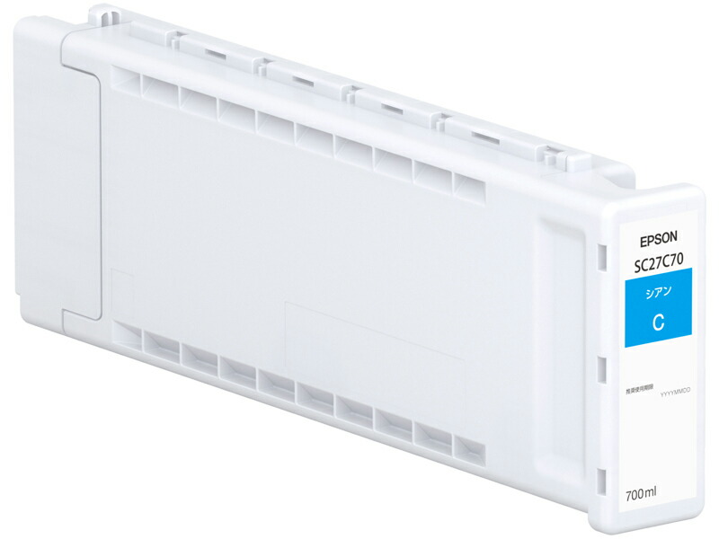 EPSON エプソン SureColor用 インキ薬莢 シアン 700ml SC27C70