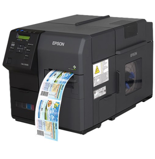 EPSON エプソン カラーラベルプリンター 4色映し絵インキ相応うひな形 TM-C7500G