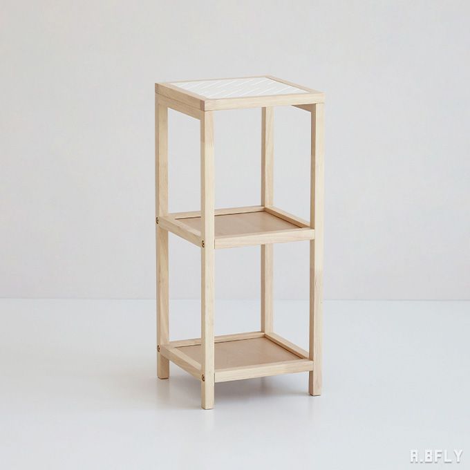 ミニラック ラック サイドラック 玄関 ベッドサイド ナイトボード 収納 コンソールテーブル 天然木 消毒台 簡易 省スペース 入口 軽量 ソファサイド プランタースタンド 隙間収納 ナチュラル septicin Com
