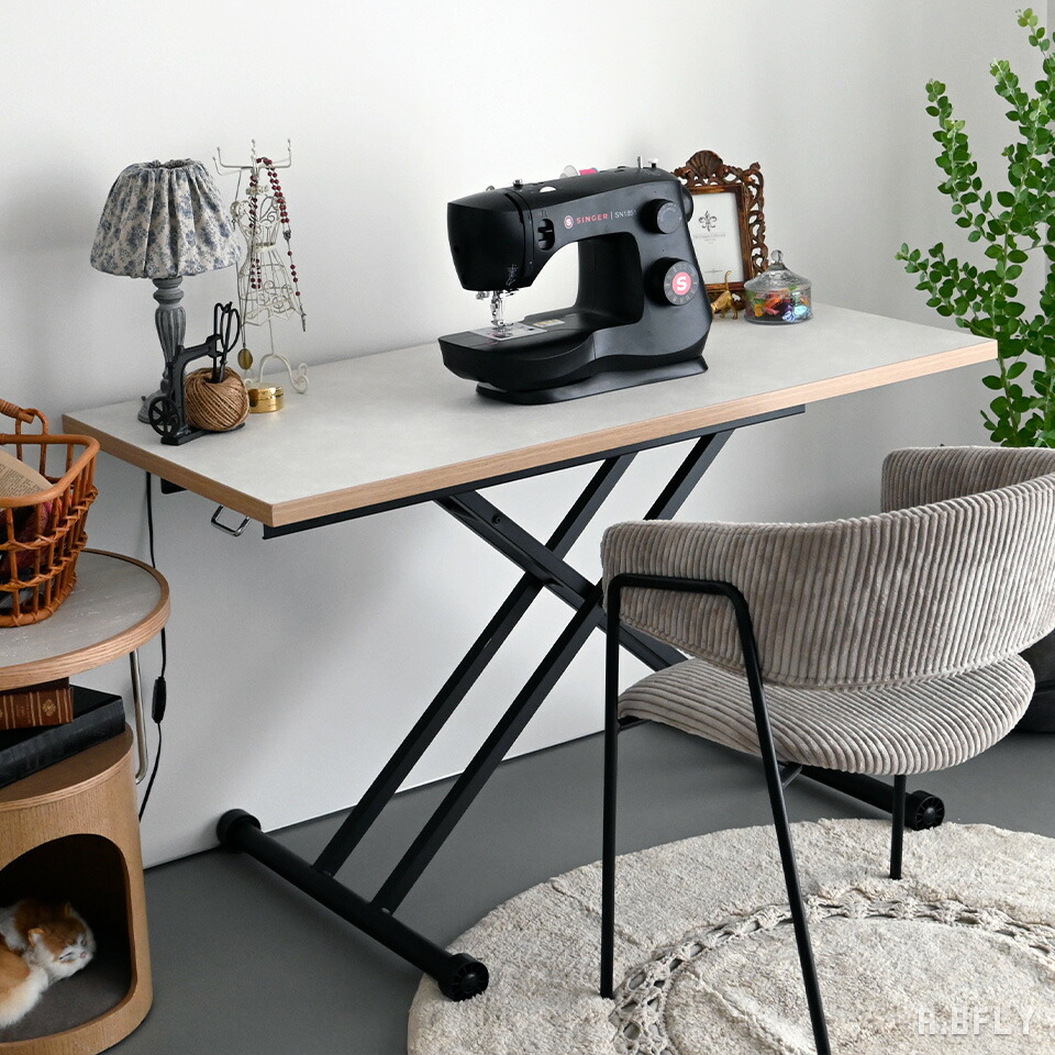 楽天市場】リフティングテーブル 昇降式テーブル 幅113cm 昇降テーブル