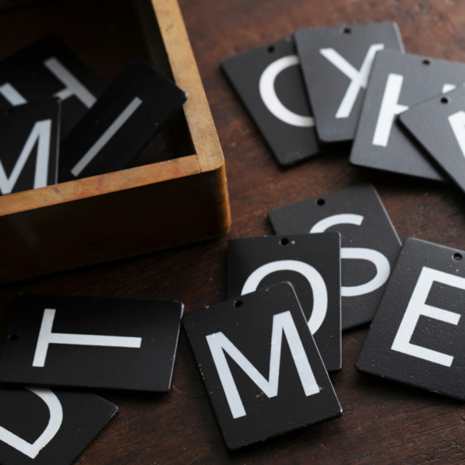 楽天市場】アイアンプレート アルファベット N～Z プレート 幅40×奥行2