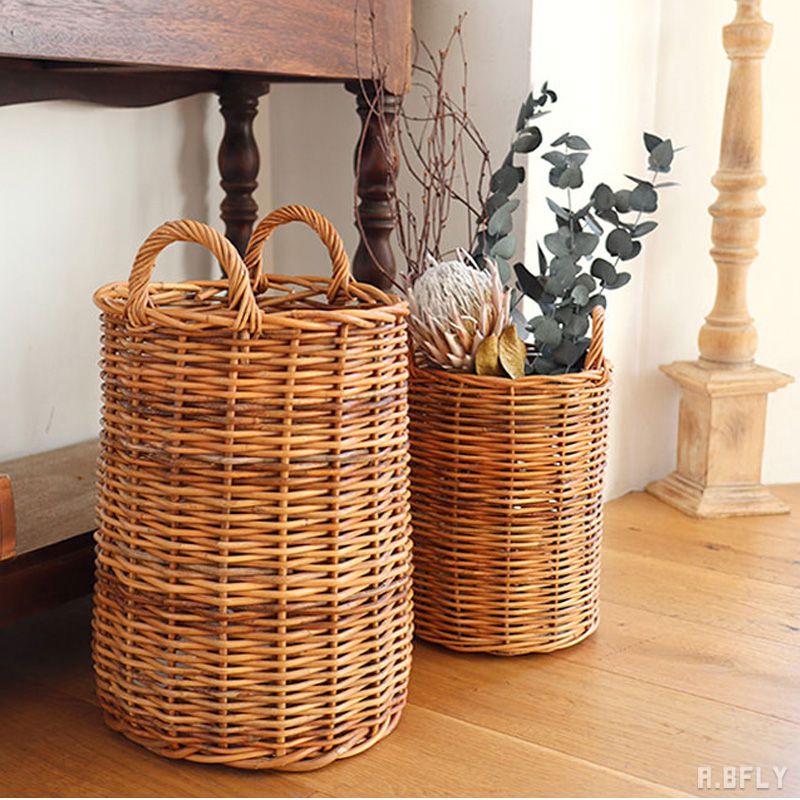 楽天市場】バスケット オーバル 楕円形 ワンハンドル プランター 収納