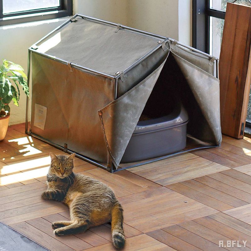 楽天市場】トイレカバー トイレをお洒落に隠す ねこ ベッド cat ラタン