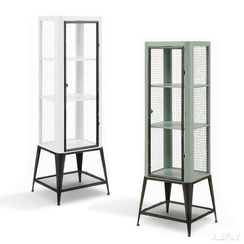 楽天市場】ガラスキャビネット 引き出し収納 スチール 引出 収納