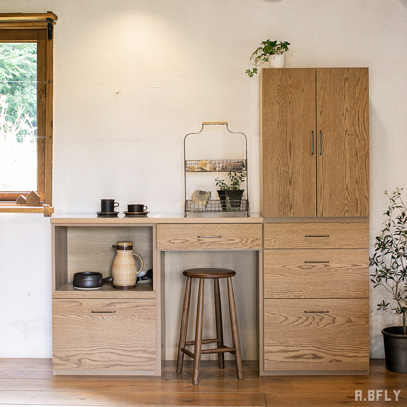 楽天市場】【日本製】組み合わせ収納 食器棚 組合 キッチン収納 デスク