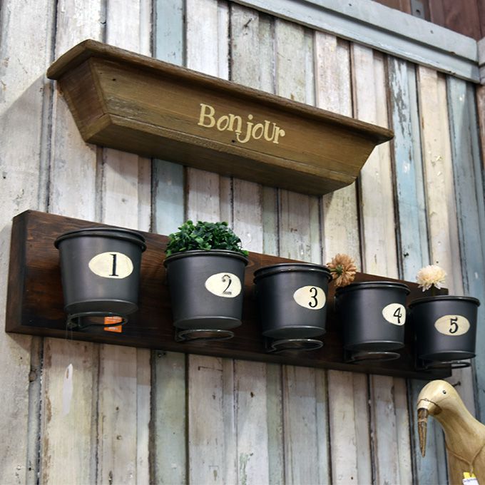 ドアオブジェ (アメリカン②)ガーデニング雑貨❤️ウオールナット