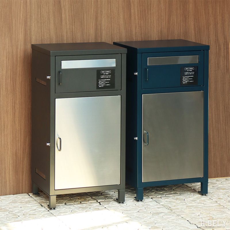 【最大6,000円クーポン配布中】宅配ボックス 2段タイプ 郵便ポスト 置き配 宅配 スタンドポスト 置き型ポスト メールボックス 大容量 錆びにくい スタイリッシュ モダン シンプル お洒落 新生活 新居 宅配ボックス付ポスト 宅配用専用 防犯 安心 戸建住宅用ポスト 21,300円