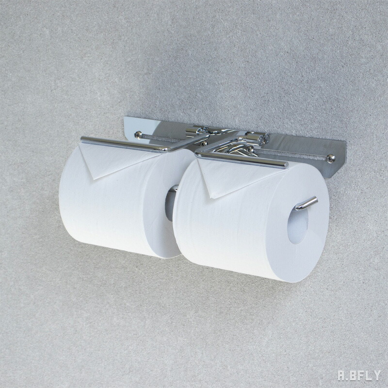 【SS最大限度8000円OFF】ちり紙保持者 しろがね色 2連 ダブル ステンレス鋼 SUS304 ホテルライク 分かりやすい 今めかしい 今めかしい 壁後ばらい 錆びにくい メッキ完成 室内用便器 紙巻きタバコ器 室内装飾 二連
