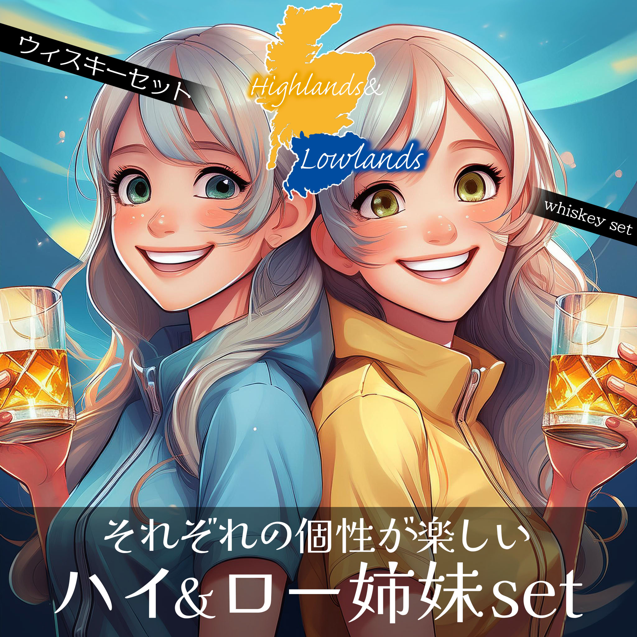 ハイランド ローランド セット 6種 スコッチ ウィスキー 飲み比べ ミニボトル ギフト プレゼント ハイボール グレンモーレンジ ハイランドジャーニー ロッホローモンド オーヘントッシャン アメリカン 12年 ヘイグクラブマン Highlands & Lowlands set 50ml6本