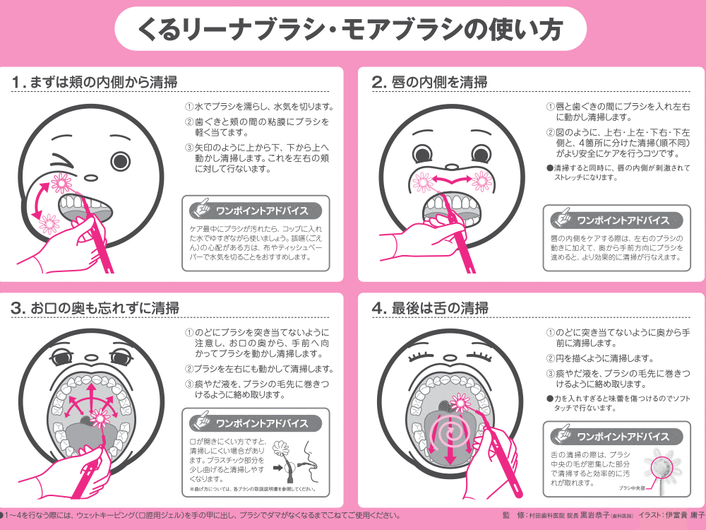 楽天市場 オーラルケア モアブラシ 1本 口腔ケア 口腔リハビリ 介護用歯ブラシ 総合福祉アビリティーズ楽天市場店