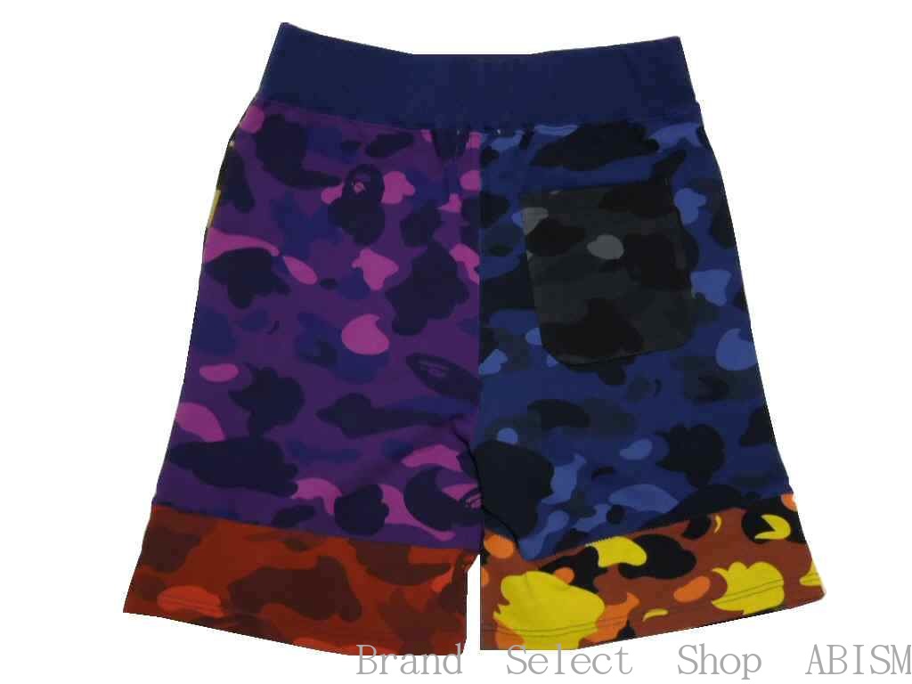 bape shark shorts purple