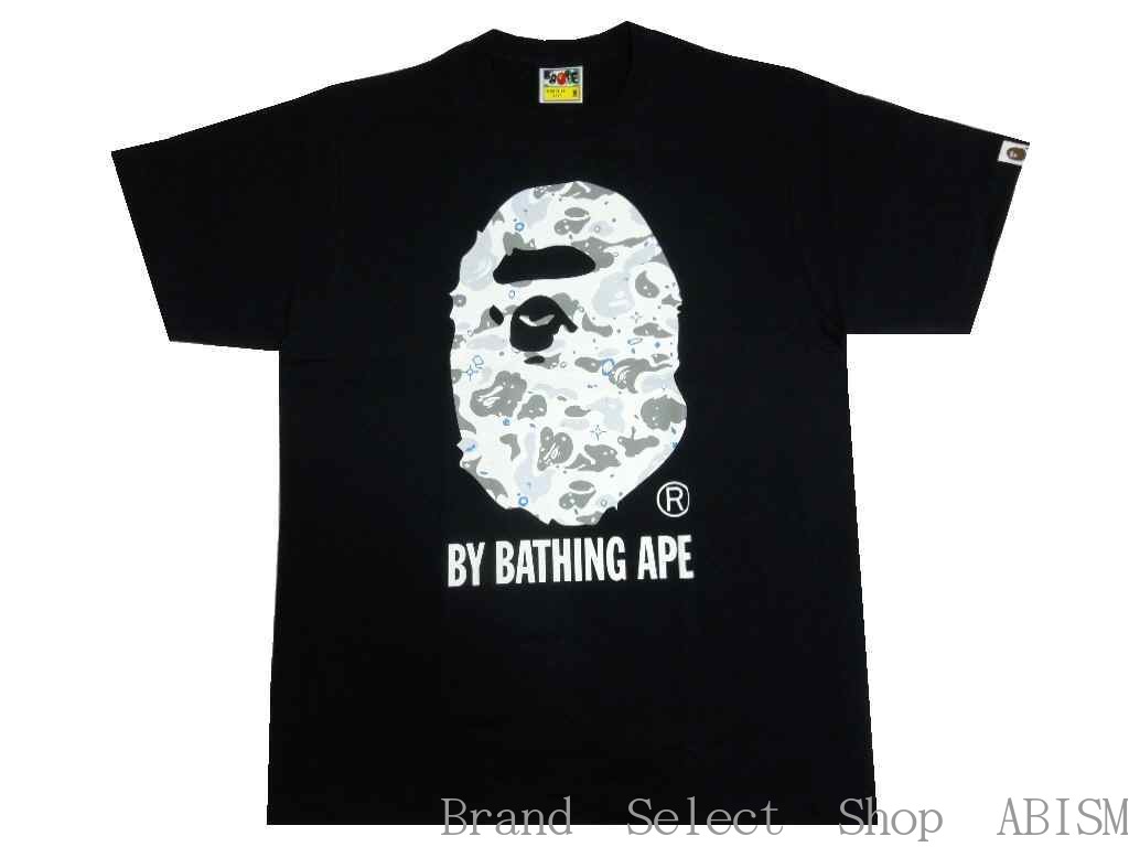 【楽天市場】A BATHING APE(エイプ)SPACE CAMO BY BATHING TEE【Tシャツ】【ブラック】【新品】【MEN'S