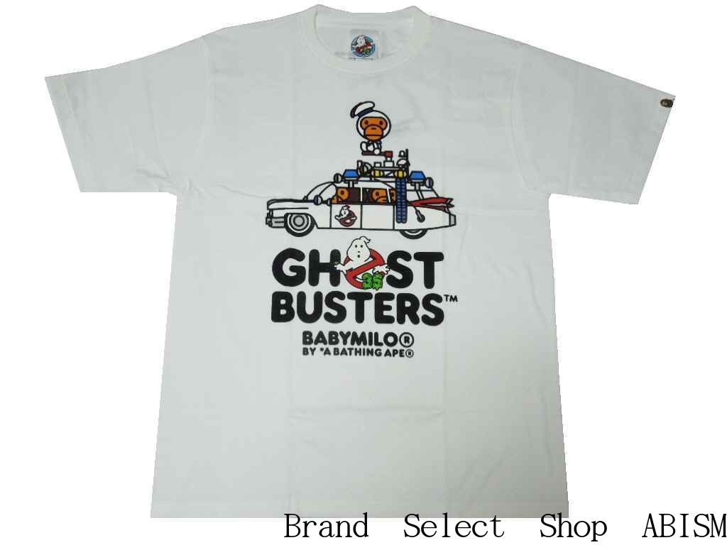 楽天市場 A Bathing Ape エイプ ｘghostbusters ゴーストバスターズ Ghostbusters X Baby Milo Tee 3 Tシャツ ホワイト 日本製 Men S 新品 Bape ベイプ Brand Select Shop Abism