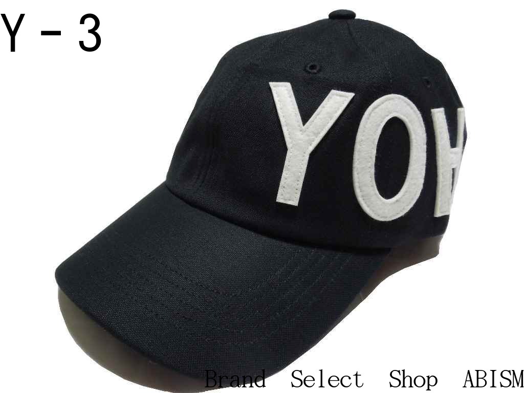 楽天市場 Y 3 ワイスリー Y 3 Yohji Cap キャップ 帽子 ブラック 新品 Yohji Yamamoto ヨウジヤマモト Brand Select Shop Abism