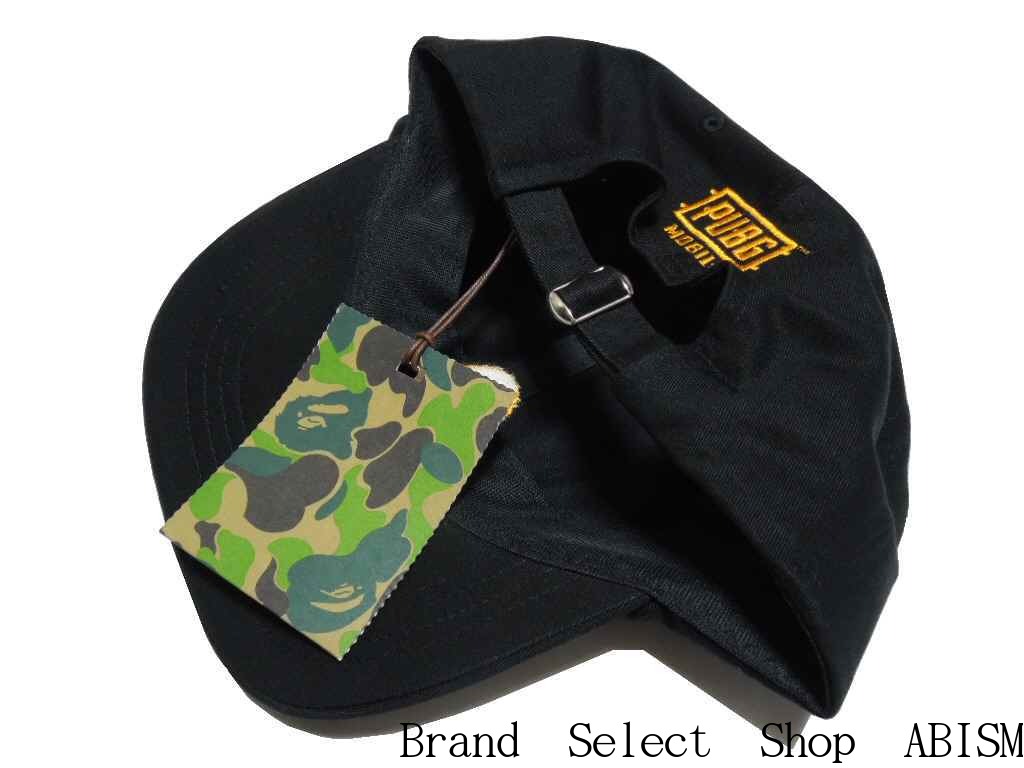 高級感 A Bathing Ape エイプ X Pubg Mobile ピーユービージー Pubg Ape Head Capキャップ 帽子 ブラック 日本製 新品 Bape ベイプ 即納最大半額 Bolshakova Interiors Com