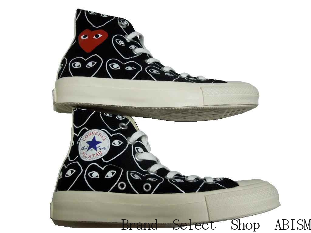 楽天市場 Play Comme Des Garcons プレイ コムデギャルソン Converse コンバース All Star Hi Pcdg オールスター スニーカー シューズ ブラック 新品 Az K117 Brand Select Shop Abism